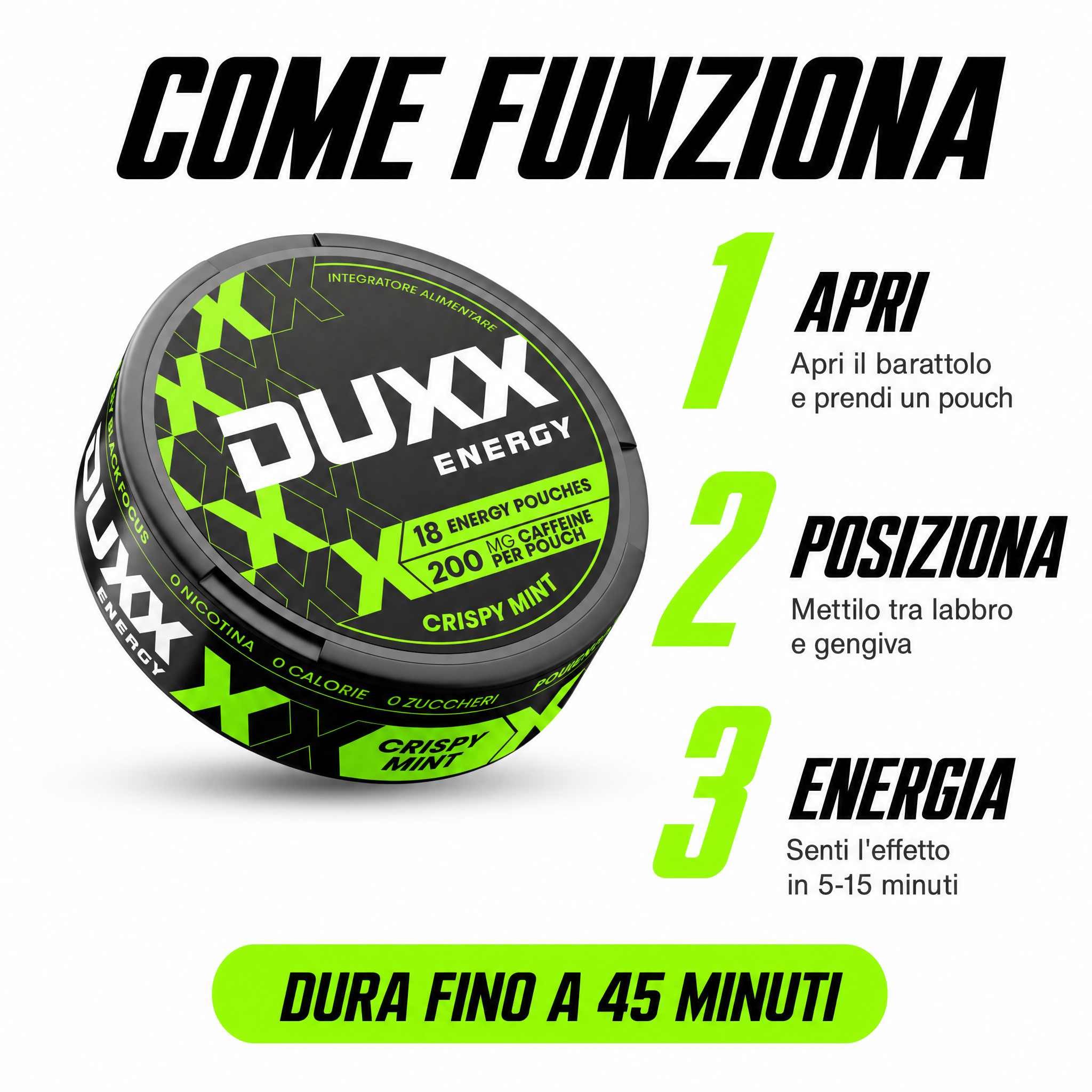 DUXX Energy Pouches