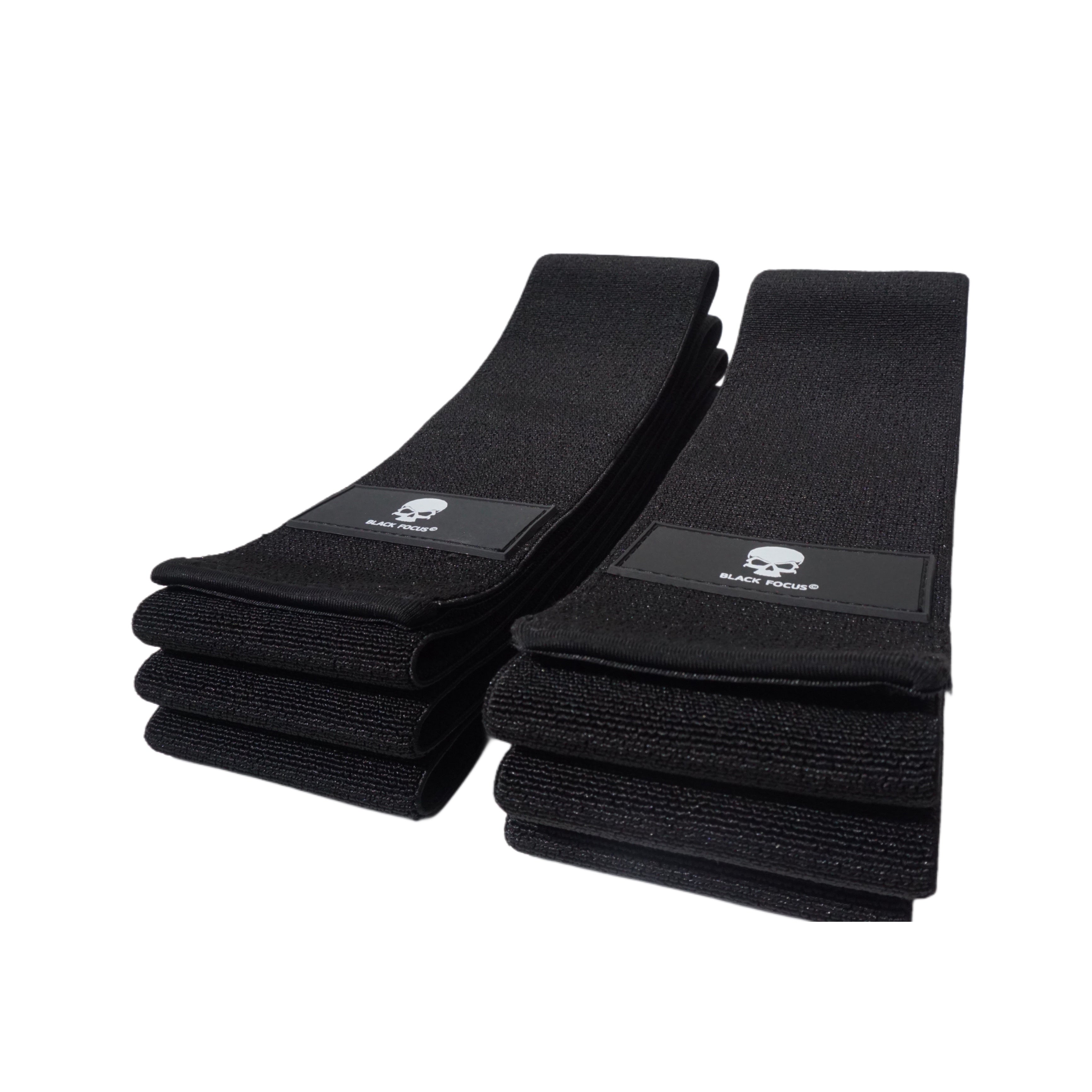 Black Focus Knee Wraps