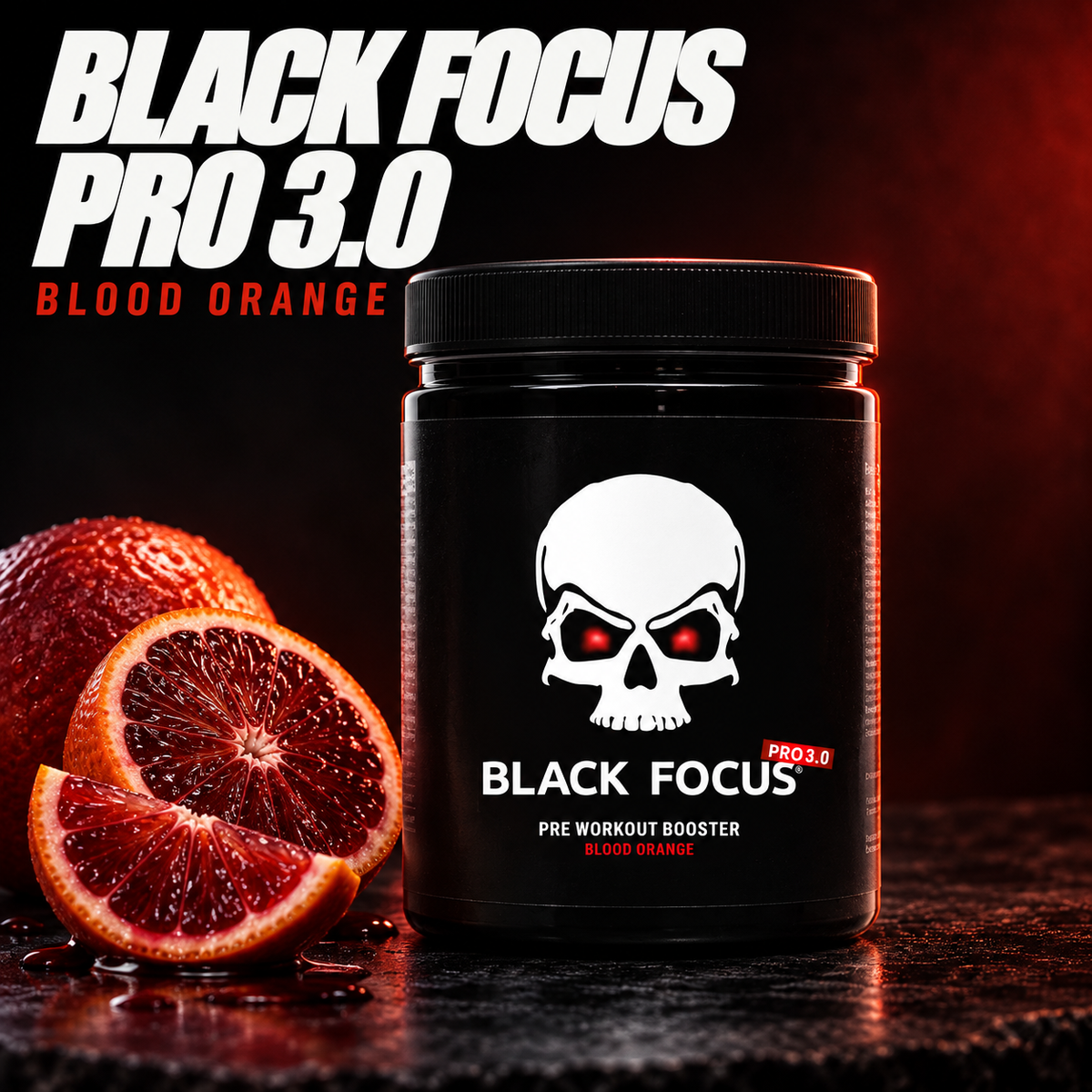 Black Focus Pro 3.0 Extreme Pre-Workout 400g