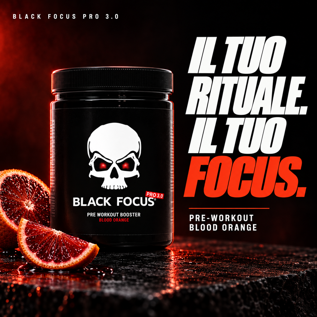 Black Focus Pro 3.0 Extreme Pre-Workout 400g