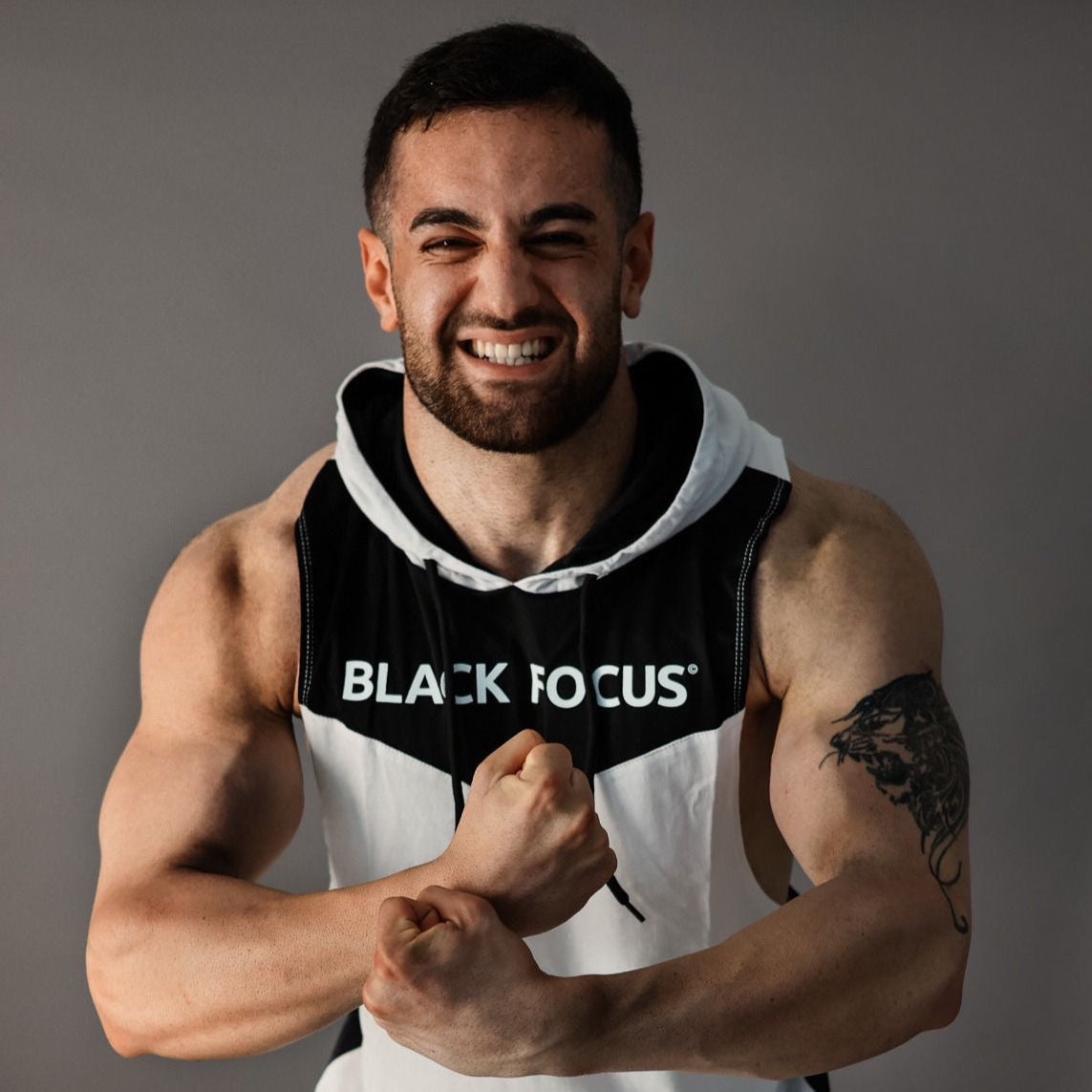 Black Focus Tec Hoodie