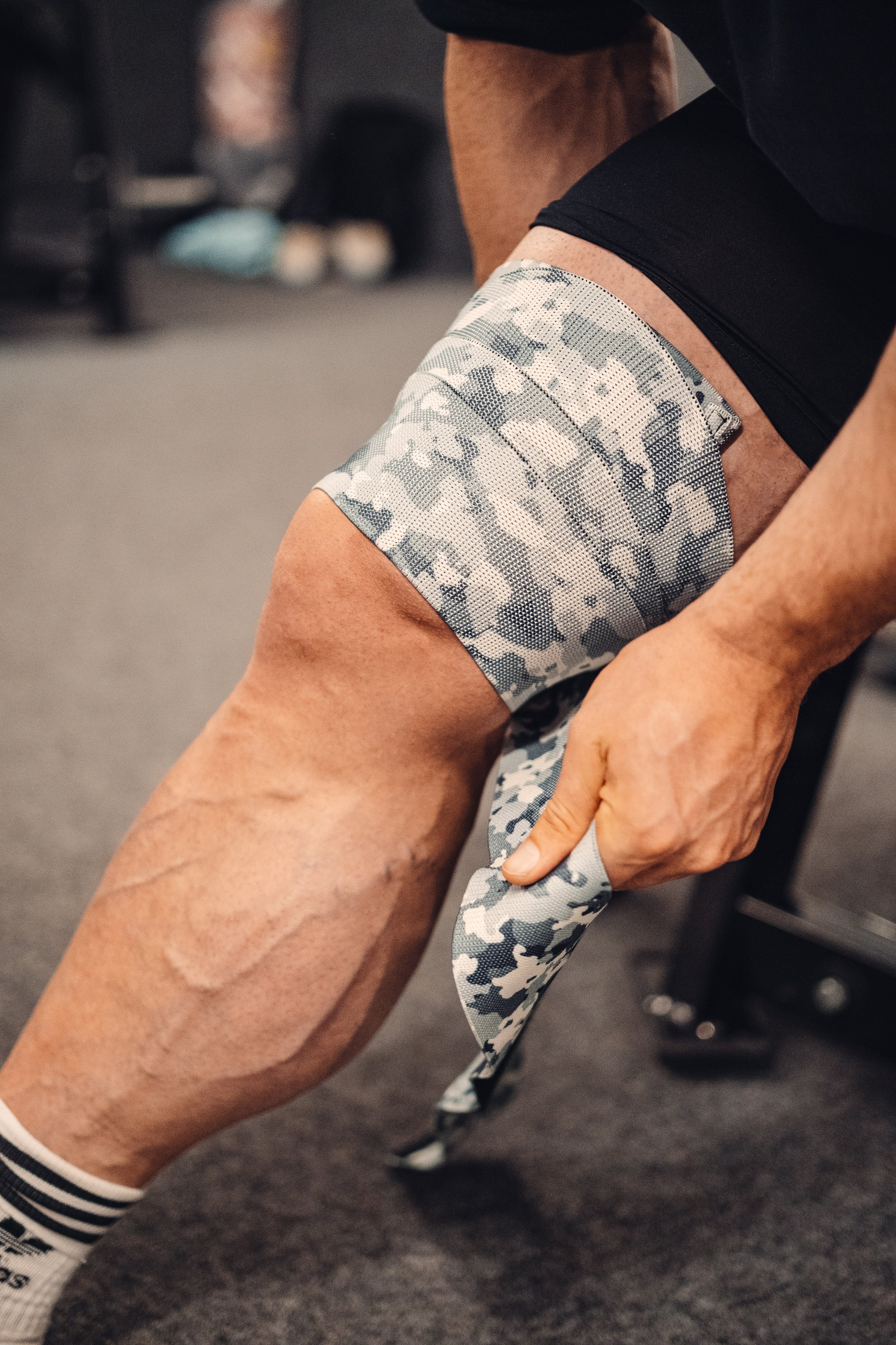 Black Focus Knee Wraps