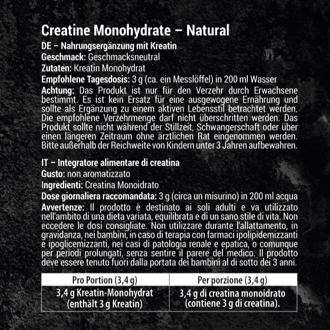 Creatine - Pure Micronized Powder