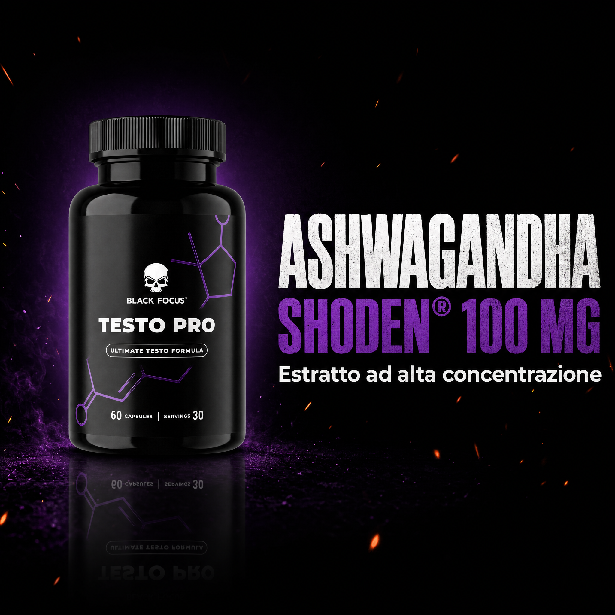 Ashwagandha Shoden 100 mg, estratto ad alta concentrazione