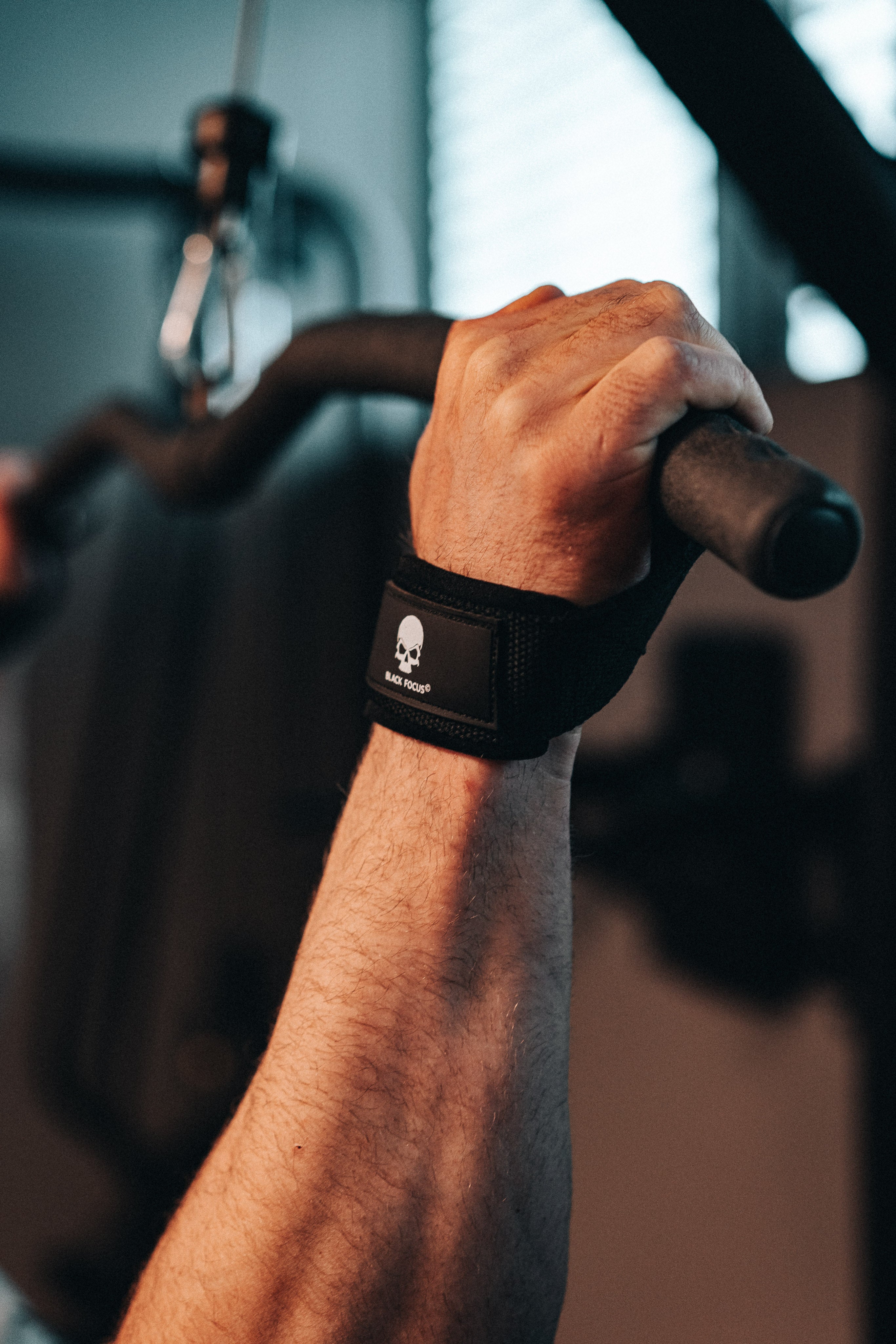 Black Focus Lifting Straps