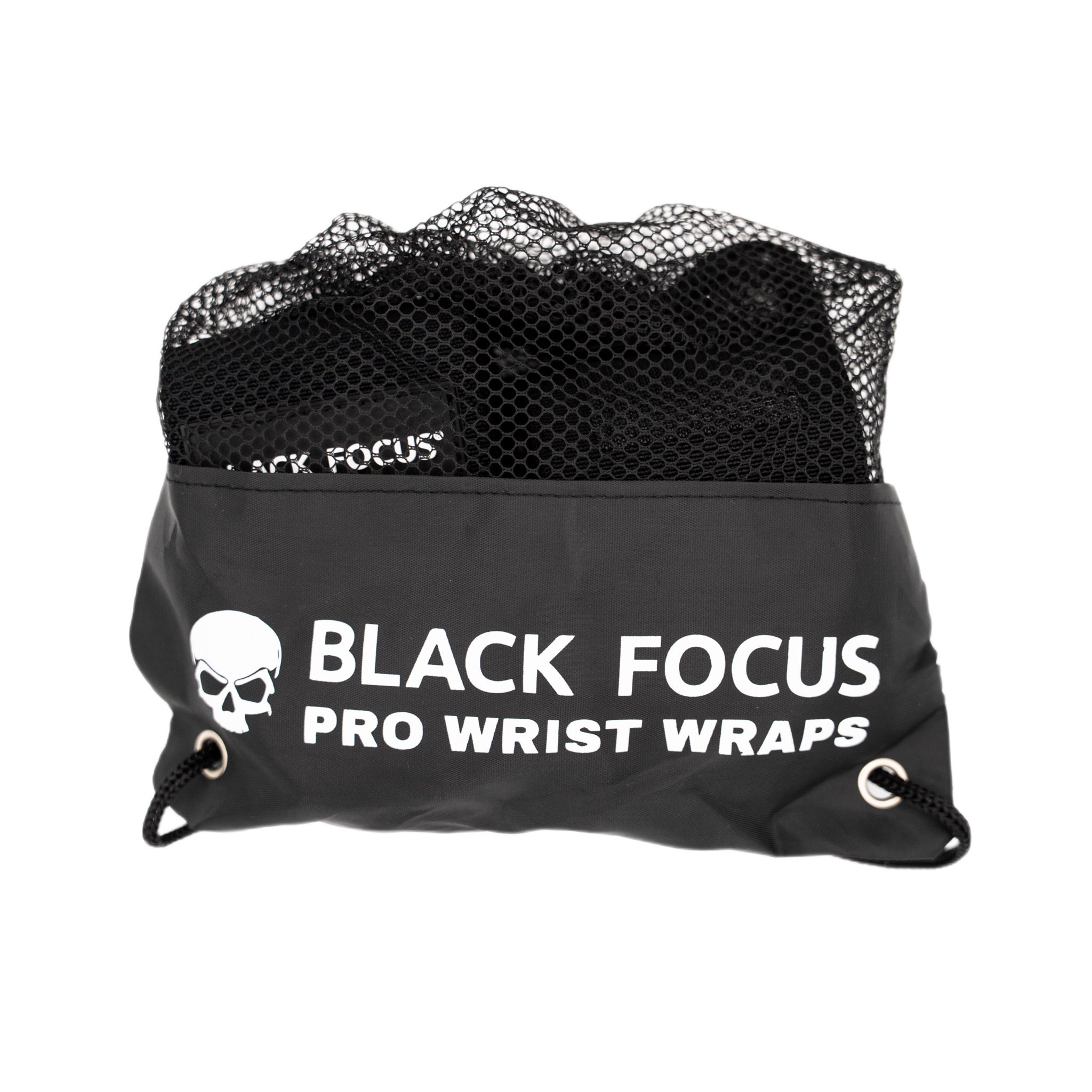 Black Focus Pro Wrist Wraps