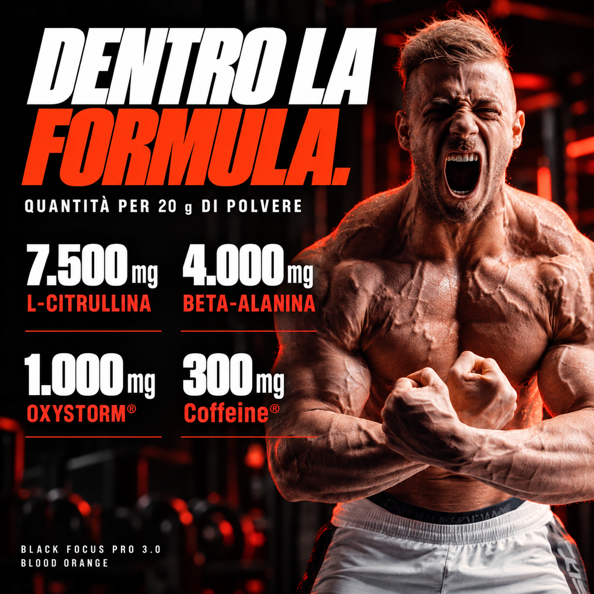 Black Focus Pro 3.0 Extreme Pre-Workout 400g