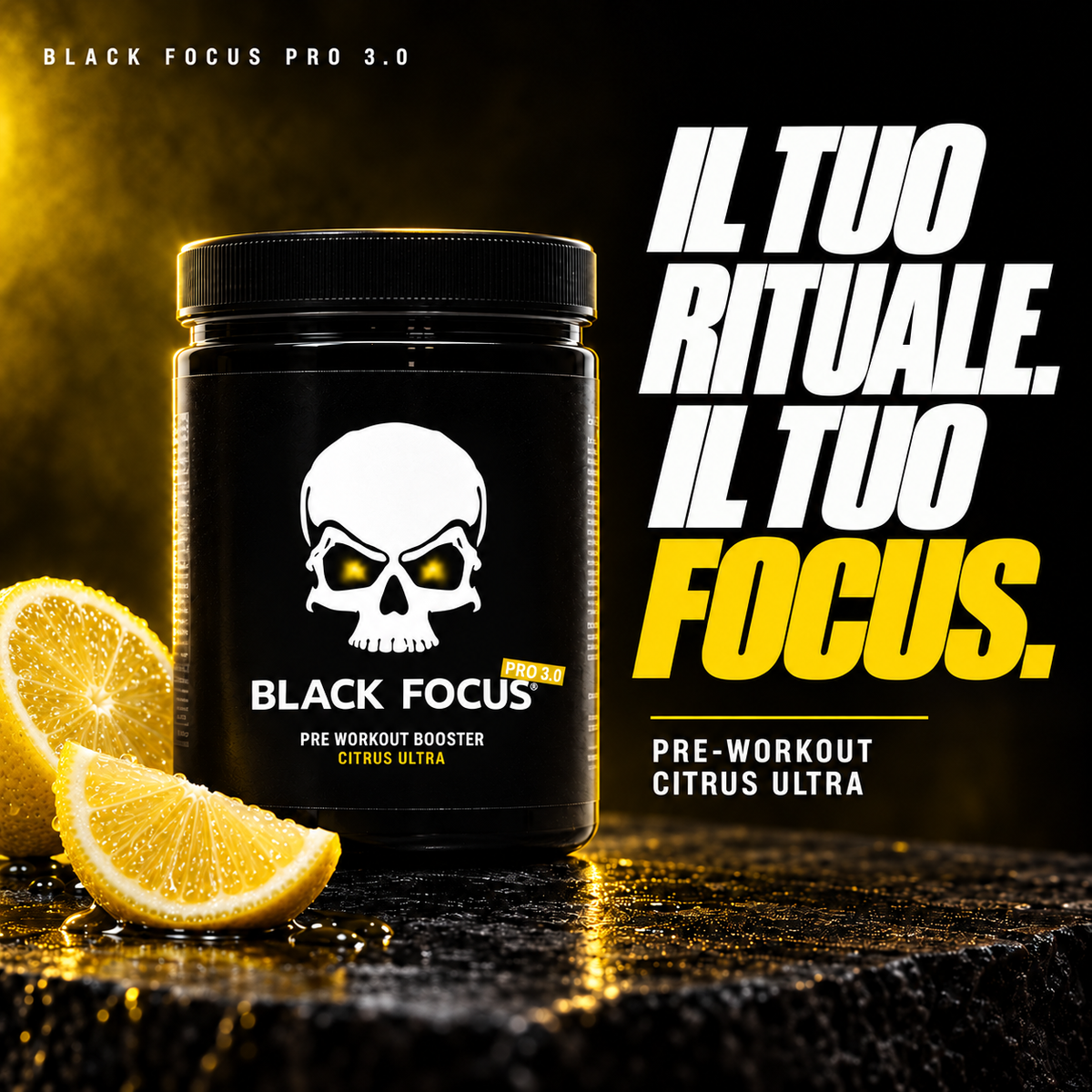 Black Focus Pro 3.0 Extreme Pre-Workout 400g