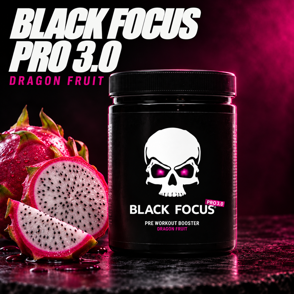 Black Focus Pro 3.0 Extreme Pre-Workout 400g