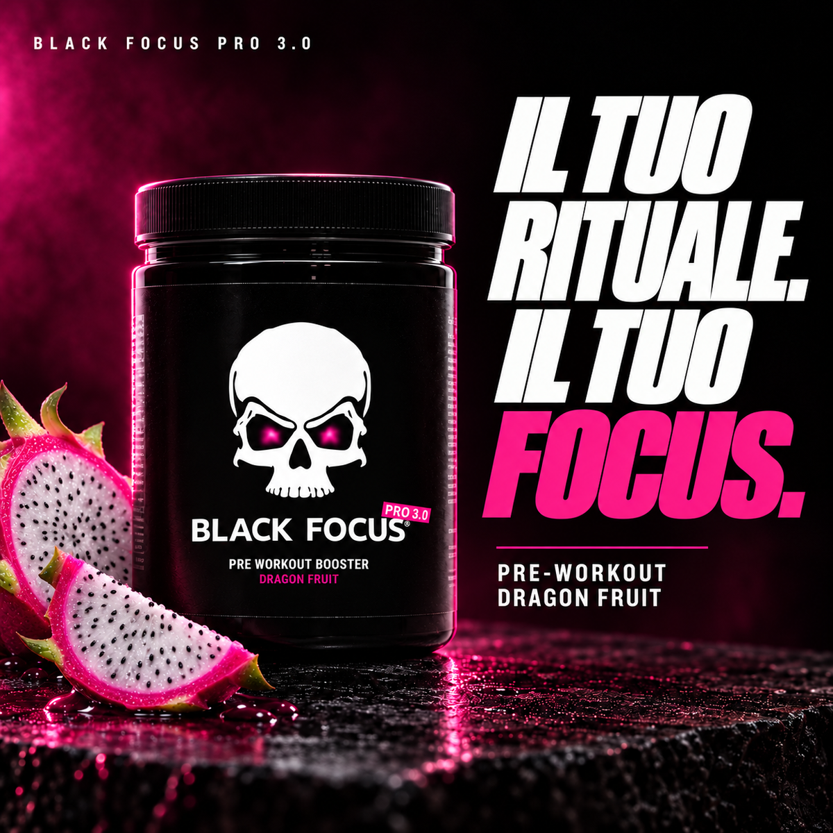 Black Focus Pro 3.0 Extreme Pre-Workout 400g