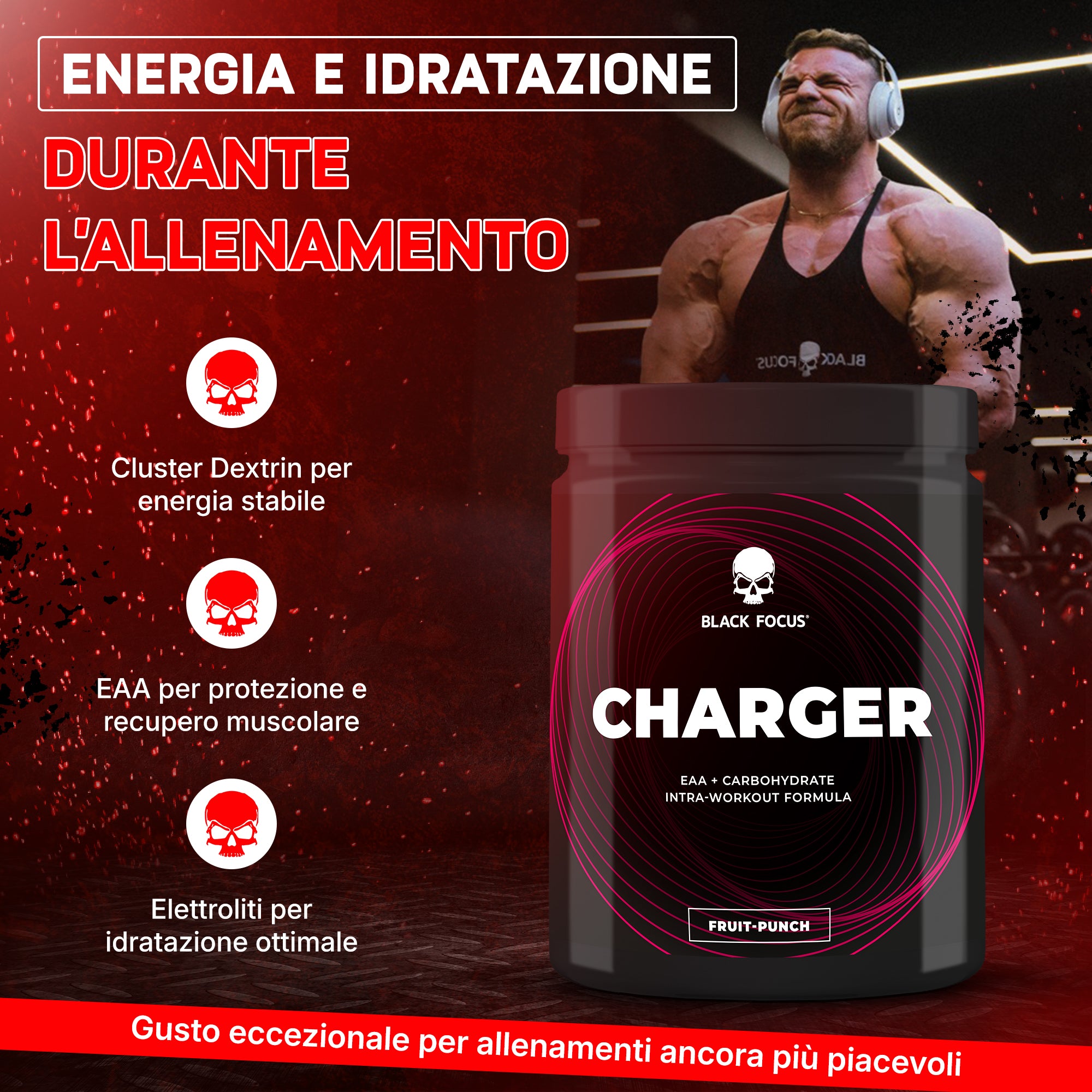 Charger EAA + Cluster Dextrin Intra-Workout 800g