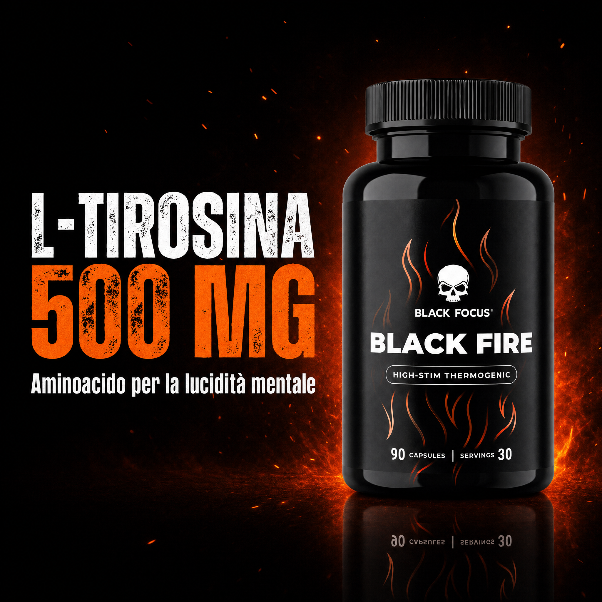 L-Tirosina 500 mg per la lucidità mentale